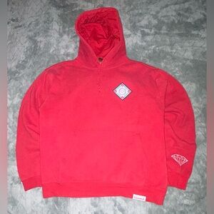 Diamond Supply Co Hoodie Men’s M Red World Champs Skate Board Brand